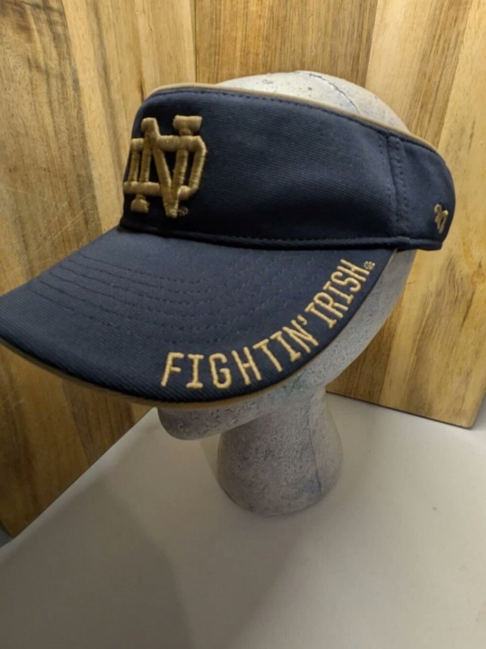 47 Brand Notre Dame Fighting Irish Visor Hat Mens One Size StrapbackCap